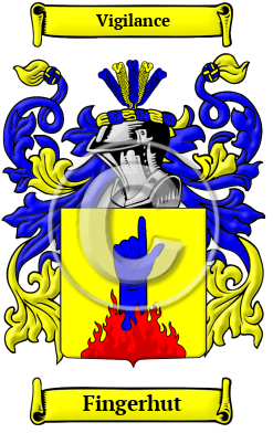 Fingerhut Family Crest/Coat of Arms