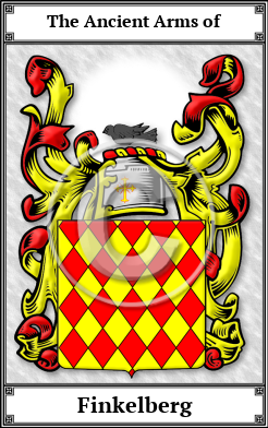 Finkelberg Family Crest Download (JPG)  Book Plated - 150 DPI