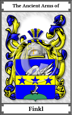 Finkl Family Crest Download (JPG)  Book Plated - 150 DPI