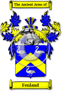 Fenland Family Crest Download (jpg) Legacy Series - 150 DPI