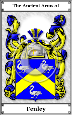 Fenley Family Crest Download (JPG)  Book Plated - 150 DPI