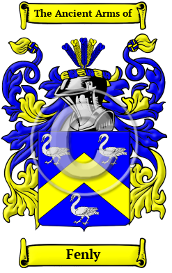 Fenly Family Crest Download (JPG) Heritage Series - 600 DPI
