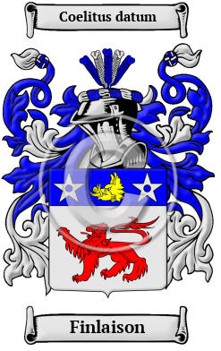 Finlaison Family Crest Download (jpg) Heritage Series - 150 DPI