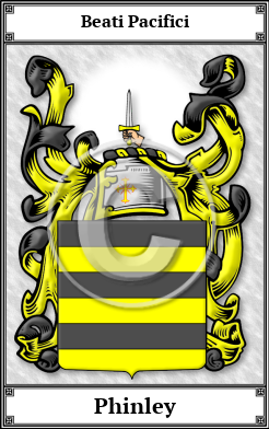 Phinley Family Crest Download (JPG)  Book Plated - 150 DPI