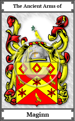 Maginn Family Crest Download (JPG)  Book Plated - 150 DPI