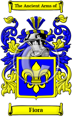 Fiora Family Crest Download (JPG) Heritage Series - 600 DPI