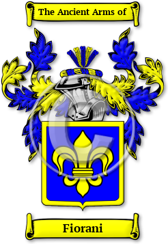 Fiorani Family Crest Download (jpg) Legacy Series - 150 DPI