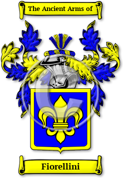 Fiorellini Family Crest Download (jpg) Legacy Series - 150 DPI