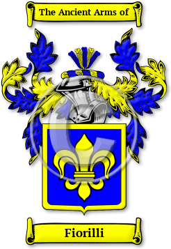 Fiorilli Family Crest Download (jpg) Legacy Series - 150 DPI