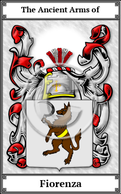 Fiorenza Family Crest Download (JPG)  Book Plated - 150 DPI