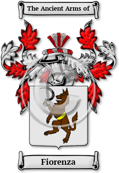 Fiorenza Family Crest Download (jpg) Legacy Series - 150 DPI