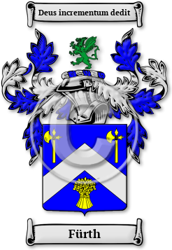 Fürth Family Crest Download (jpg) Legacy Series - 150 DPI