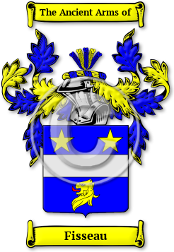 Fisseau Family Crest Download (jpg) Legacy Series - 150 DPI