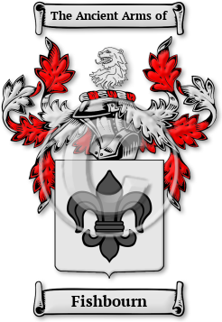 Fishbourn Family Crest Download (jpg) Legacy Series - 150 DPI