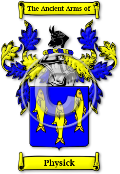 Physick Family Crest Download (jpg) Legacy Series - 150 DPI