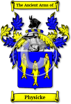 Physicke Family Crest Download (jpg) Legacy Series - 150 DPI