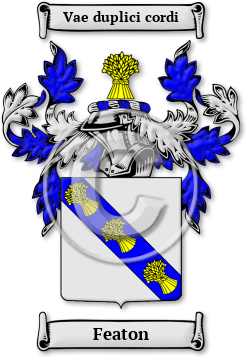 Featon Family Crest Download (jpg) Legacy Series - 150 DPI