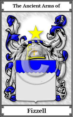 Fizzell Family Crest Download (JPG)  Book Plated - 150 DPI