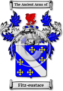 Fitz-eustace Family Crest Download (JPG) Legacy Series - 600 DPI