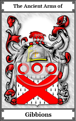 Gibbions Family Crest Download (JPG)  Book Plated - 150 DPI