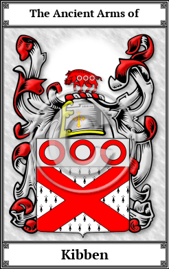 Kibben Family Crest Download (JPG) Book Plated - 600 DPI