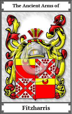 Fitzharris Family Crest Download (JPG)  Book Plated - 150 DPI