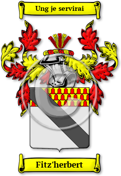 Fitz'herbert Family Crest Download (jpg) Legacy Series - 150 DPI