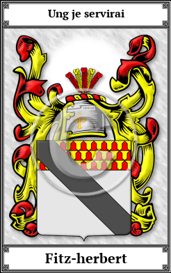 Fitz-herbert Family Crest Download (JPG)  Book Plated - 150 DPI