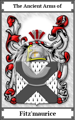 Fitz'maurice Family Crest Download (JPG)  Book Plated - 150 DPI