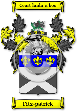 Fitz-patrick Family Crest Download (jpg) Legacy Series - 150 DPI