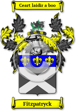 Fitzpatryck Family Crest Download (jpg) Legacy Series - 150 DPI