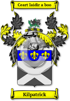Kilpatrick Family Crest Download (jpg) Legacy Series - 150 DPI