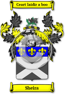 Sheira Family Crest Download (jpg) Legacy Series - 150 DPI