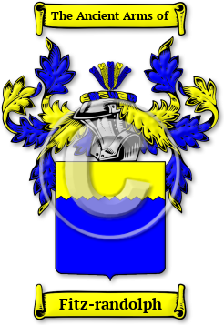 Fitz-randolph Family Crest Download (jpg) Legacy Series - 150 DPI