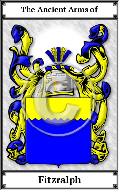 Fitzralph Family Crest Download (JPG)  Book Plated - 150 DPI