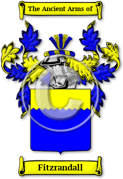 Fitzrandall Family Crest Download (jpg) Legacy Series - 150 DPI