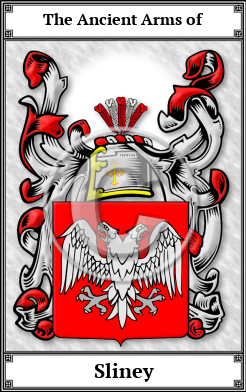 Sliney Family Crest Download (JPG)  Book Plated - 150 DPI
