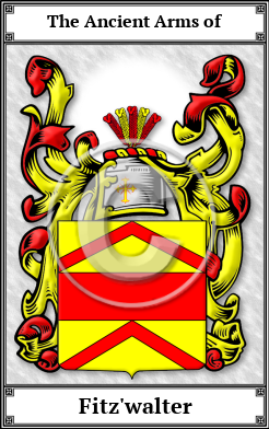 Fitz'walter Family Crest Download (JPG) Book Plated - 600 DPI
