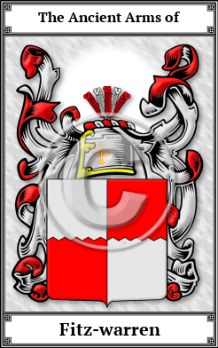 Fitz-warren Family Crest Download (JPG)  Book Plated - 150 DPI