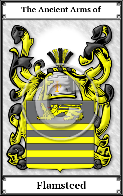 Flamsteed Family Crest Download (JPG)  Book Plated - 150 DPI