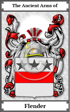 Flender Family Crest Download (JPG)  Book Plated - 150 DPI