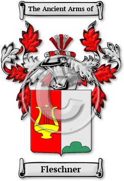 Fleschner Family Crest Download (jpg) Legacy Series - 150 DPI
