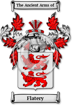 Flatery Family Crest Download (JPG) Legacy Series - 600 DPI