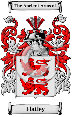 Flatley Family Crest Download (JPG) Heritage Series - 600 DPI