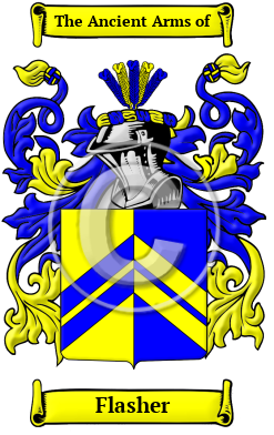 Flasher Family Crest/Coat of Arms