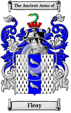 Fleay Family Crest Download (JPG) Heritage Series - 600 DPI