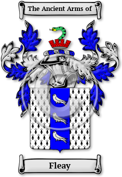 Fleay Family Crest Download (jpg) Legacy Series - 150 DPI