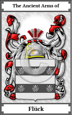 Flück Family Crest Download (JPG)  Book Plated - 150 DPI