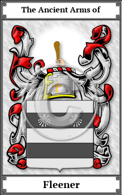 Fleener Family Crest Download (JPG)  Book Plated - 150 DPI