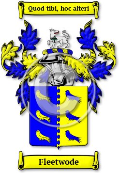 Fleetwode Family Crest Download (JPG) Legacy Series - 600 DPI